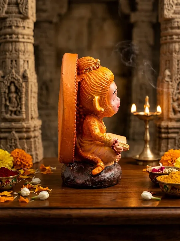 Cute_Meditating_Hanuman_Ji_Idol_With_Gada_Ramayan_Book_Premium_Resin_Bajrangbali_Murti_For_Home_Temple_Office_Desk_Car_Dashboard_Pooja_Room_Spiritual_Gift_Decorative_Hindu_God_Statue