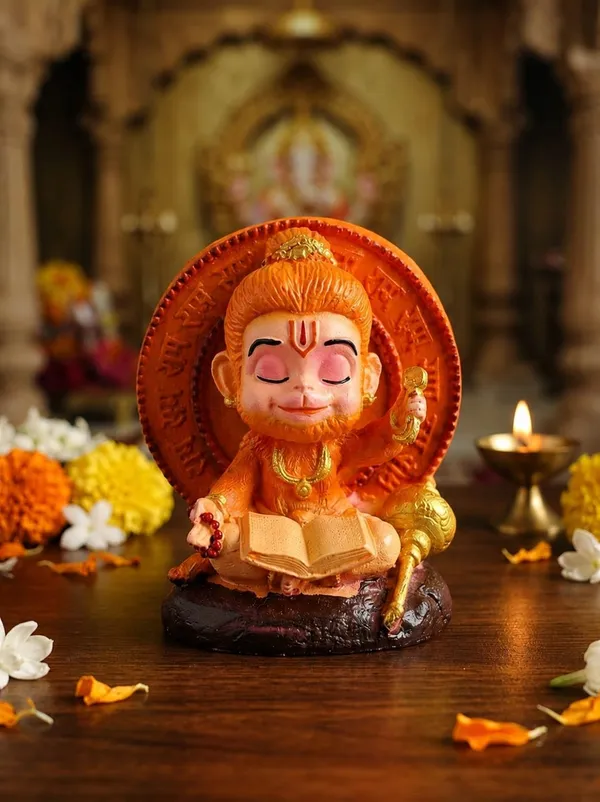 Cute_Meditating_Hanuman_Ji_Idol_With_Gada_Ramayan_Book_Premium_Resin_Bajrangbali_Murti_For_Home_Temple_Office_Desk_Car_Dashboard_Pooja_Room_Spiritual_Gift_Decorative_Hindu_God_Statue