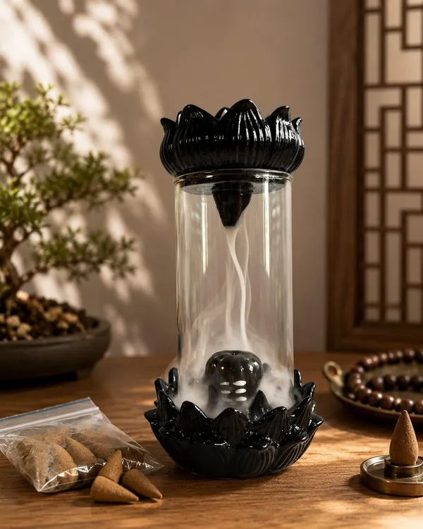 Backflow_Incense_Burner_With_Smoke_Fountain_Effect_11_21_L_H_Lotus_Ceramic_Incense_Holder_With_Glass_Chamber_Decorative_Incense_Cone_Holder_For_Home_Office_Meditation_Yoga_Pooja