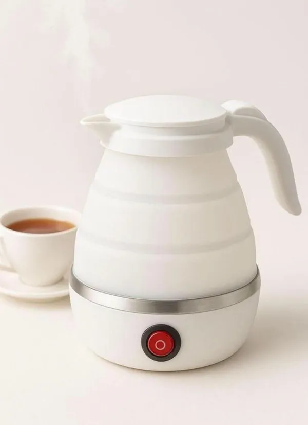 White_Silicone_Foldable_Collapsible_Electric_Travel_Kettle