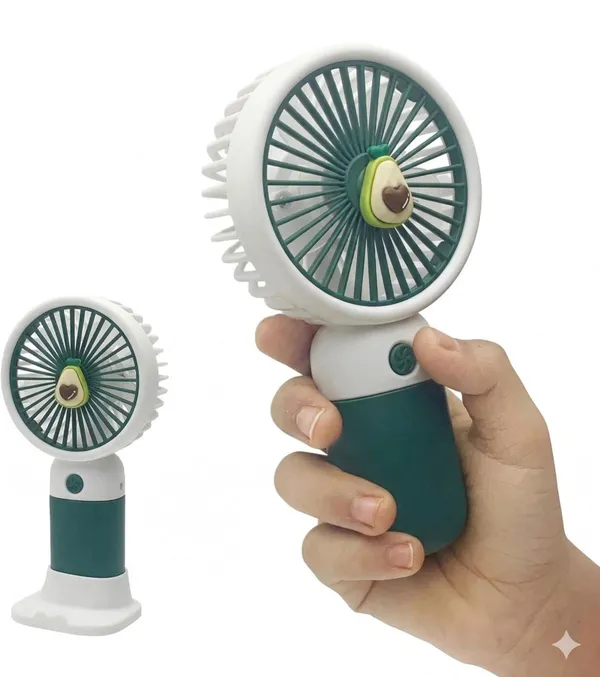 Purple_Plastic_Solid_Portable_Usb_Rechargeable_Hand_Fan_