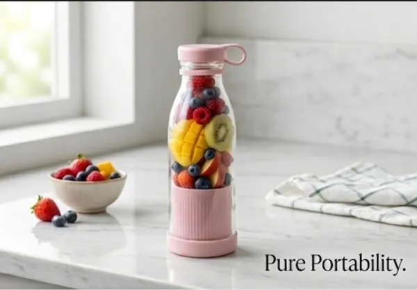 Pink_Plastic_Portable_Usb_Rechargeable_Juicer_Mixer_420_Ml