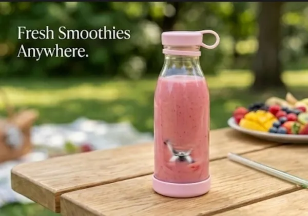 Pink_Plastic_Portable_Usb_Rechargeable_Juicer_Mixer_420_Ml
