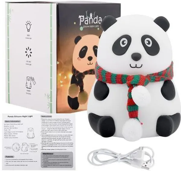 Dazzel_Flex_Rechargeable_Silicone_Panda_Night_Light_For_Kids_7_Color_Led_Changing_Lamp_Night_Lamp_13_Cm,_Multicolor