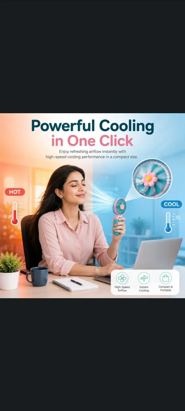 Pack_Of_2_Pink_Plastic_Foldable_3_Speed_Usb_Rechargeable_Hand_Fan