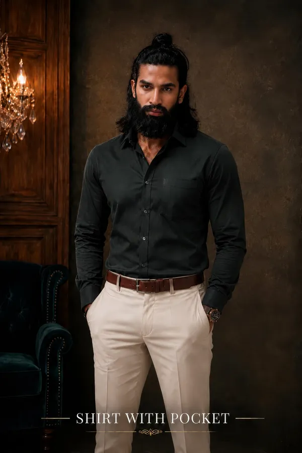 Deep_Olive_Green_Egyptian_Cotton_Shirt_For_Men
