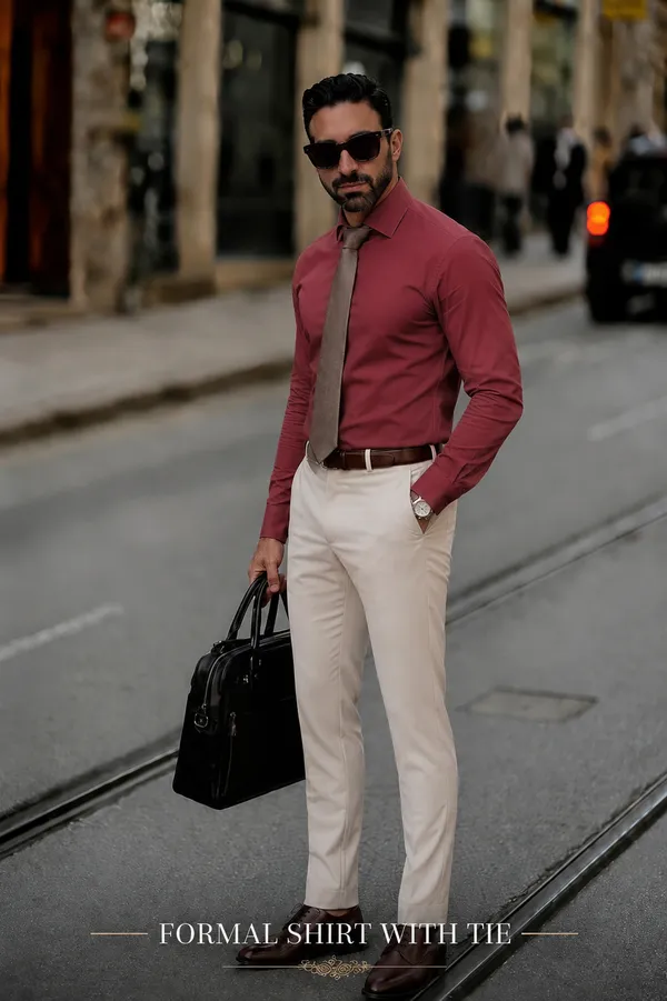 Dusty_Rose_Egyptian_Cotton_Shirt_For_Men