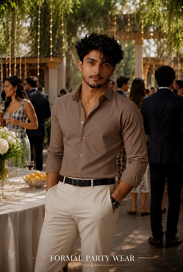 Mushroom_Brown_Egyptian_Cotton_Shirt_For_Men