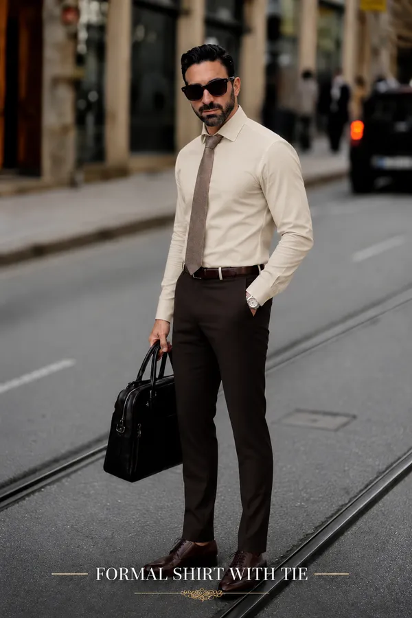 Yellow_Egyptian_Cotton_Shirt_For_Men