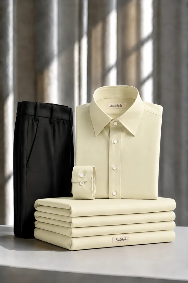 Touch_Of_GreenEgyptian_Cotton_Shirt_For_Men