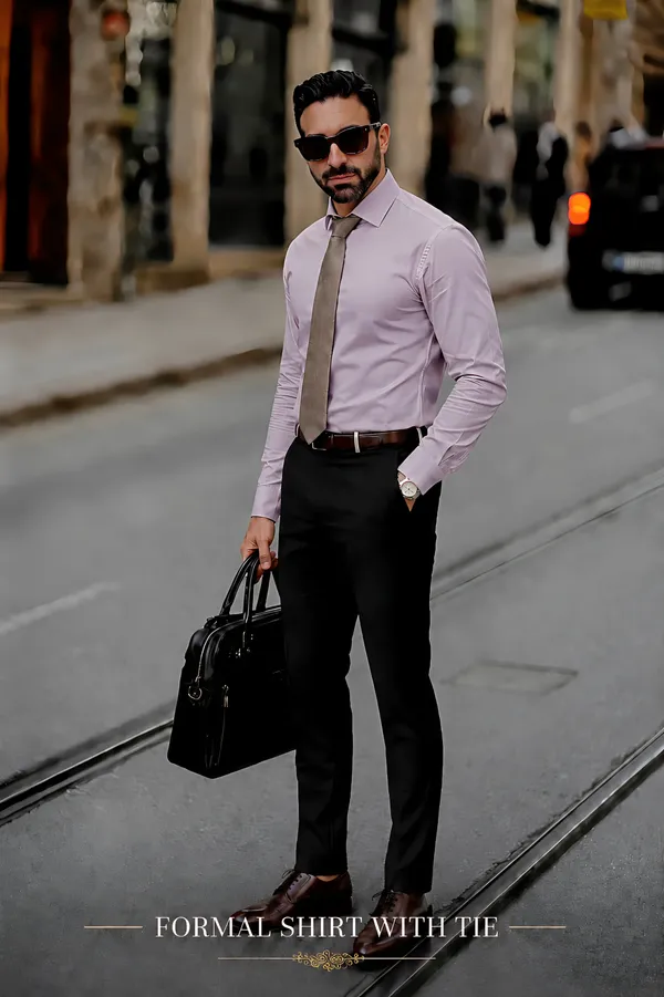 Light_Lavender_Egyptian_Cotton_Shirt_For_Men