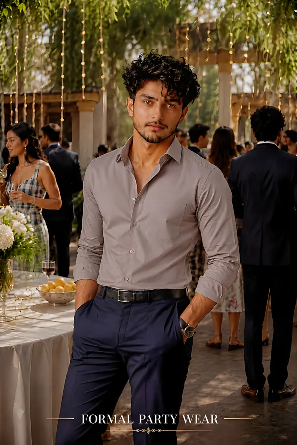 Taupe_Egyptian_Cotton_Shirt_For_Men