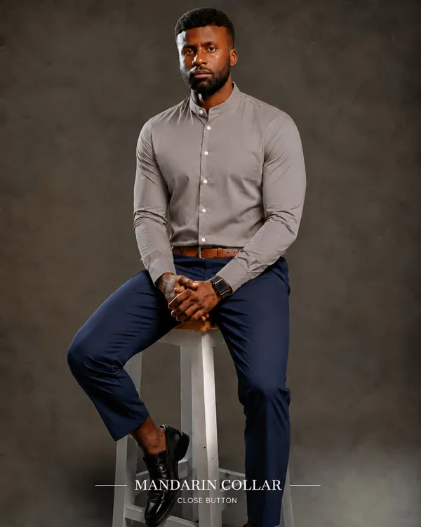 Taupe_Egyptian_Cotton_Shirt_For_Men