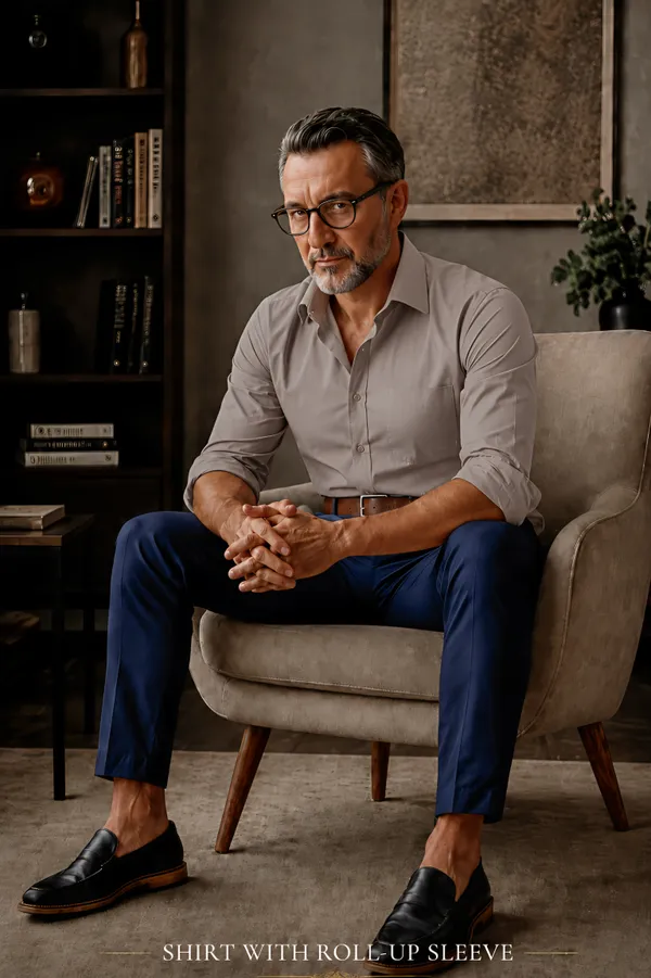 Taupe_Egyptian_Cotton_Shirt_For_Men