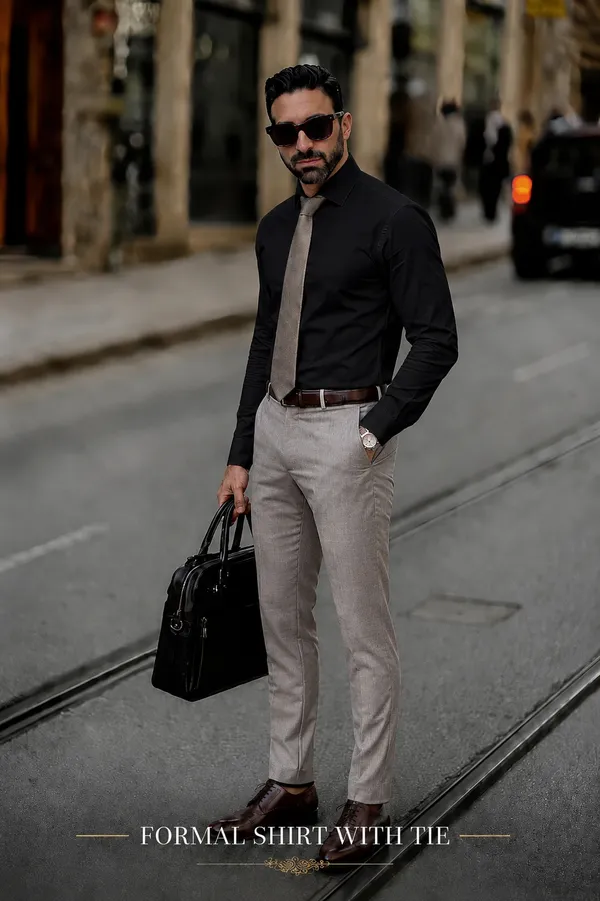 Deep_Black_Egyptian_Cotton_Shirt_For_Men