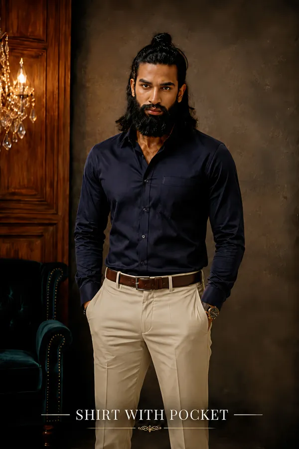 Dark_Navy_Blue_Egyptian_Cotton_Shirt_For_Men