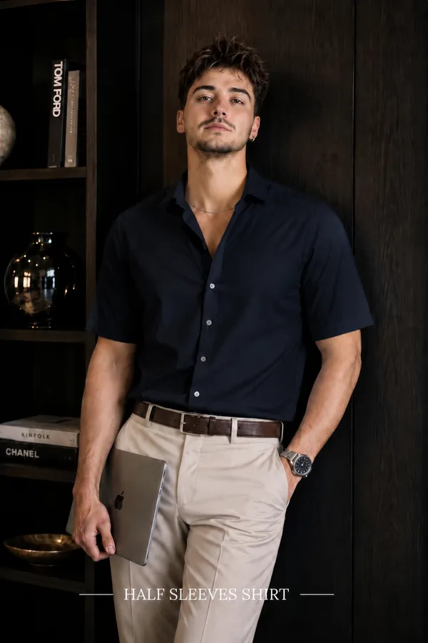 Navy_Blue_Egyptian_Cotton_Shirt_For_Men