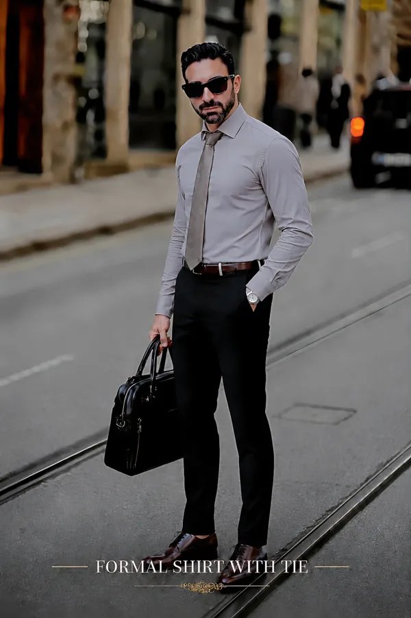 Light_Dove_Grey_Egyptian_Cotton_Shirt_For_Men