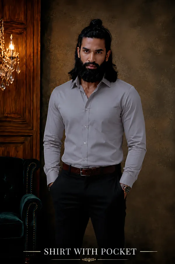 Light_Dove_Grey_Egyptian_Cotton_Shirt_For_Men