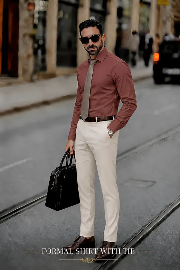 Dusty_Mauve_Egyptian_Cotton_Shirt_For_Men