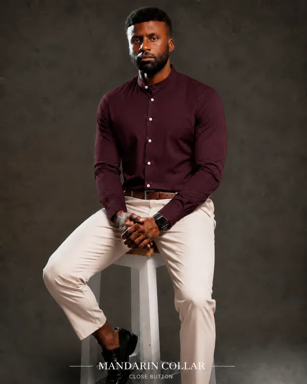 Dark_Maroon_Egyptian_Cotton_Shirt_For_Men