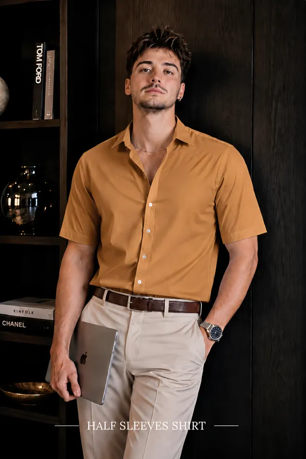 Camal_Tan_Egyptian_Cotton_Shirt_For_Men