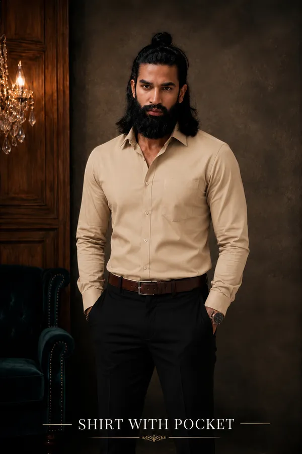 Light_Beige_Egyptian_Cotton_Shirt_For_Men