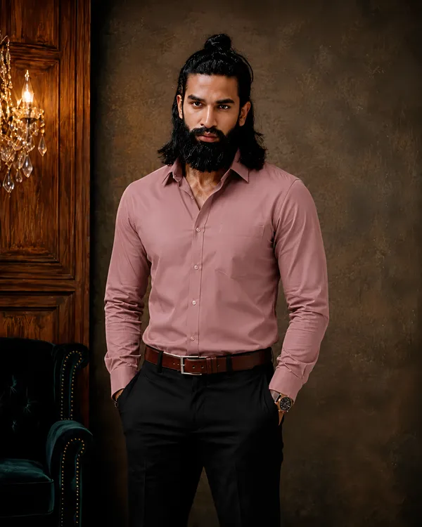 Dusty_rose_pink_Egyptian_Cotton_Shirt_For_Men