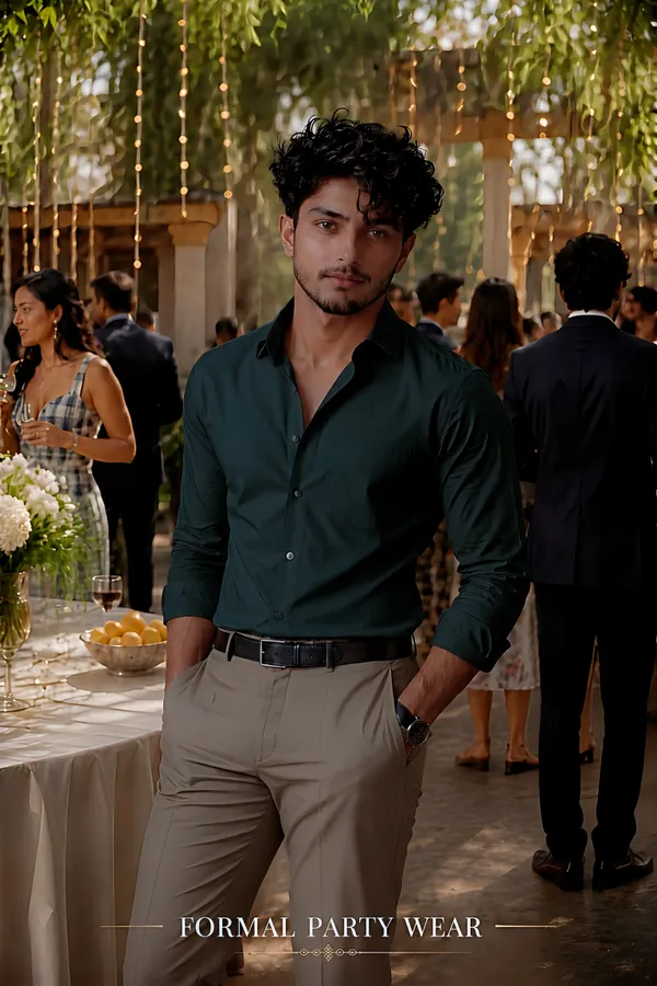 Dark_Green_Egyptian_Cotton_Shirt_For_Men