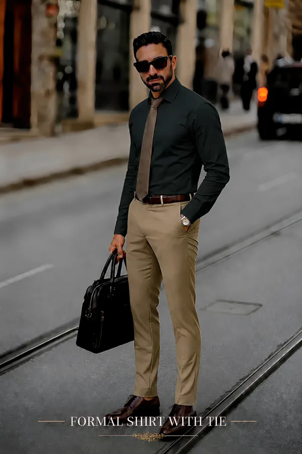Dark_Green_Egyptian_Cotton_Shirt_For_Men