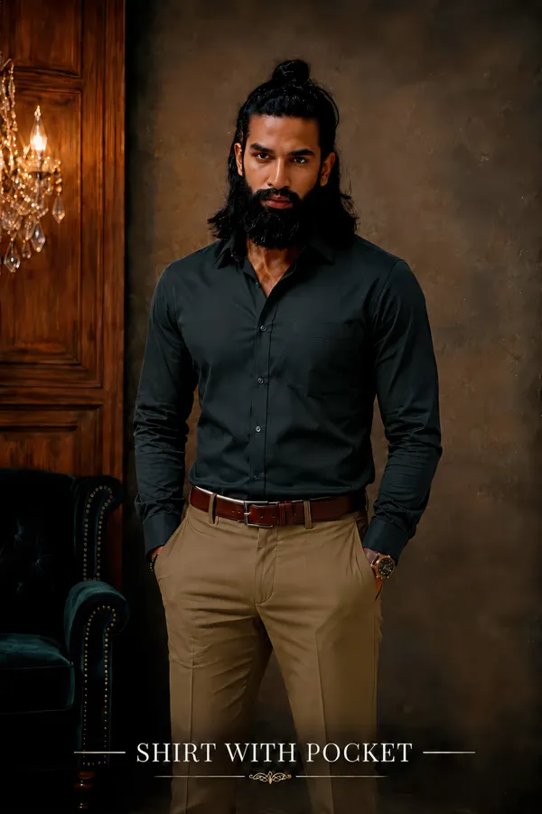 Dark_Green_Egyptian_Cotton_Shirt_For_Men