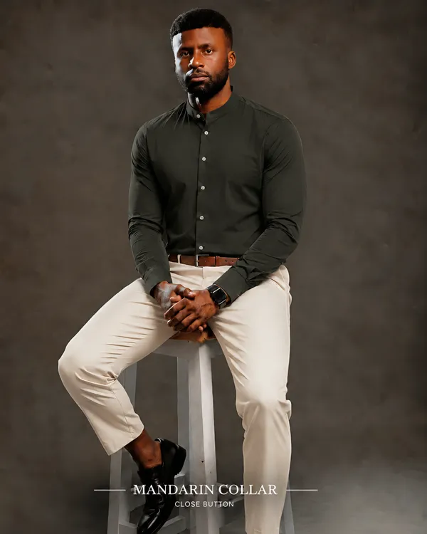 Hunter_Green_Egyptian_Cotton_Shirt_For_Men
