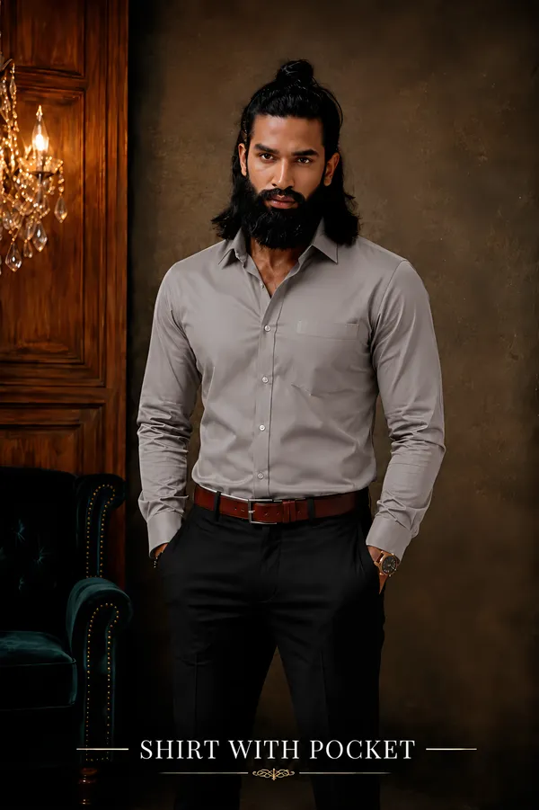 Light_Warm_Grey_Egyptian_Cotton_Shirt_For_Men