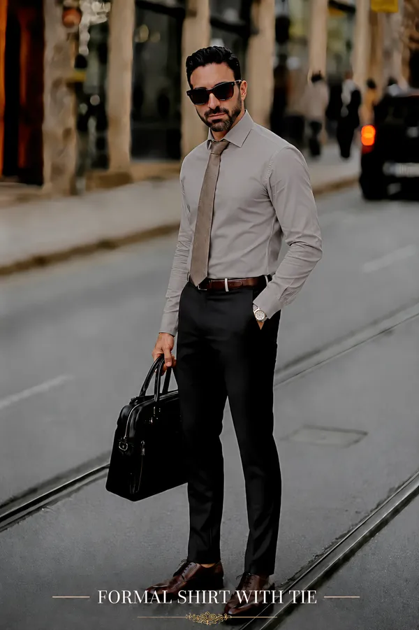Light_Warm_Grey_Egyptian_Cotton_Shirt_For_Men