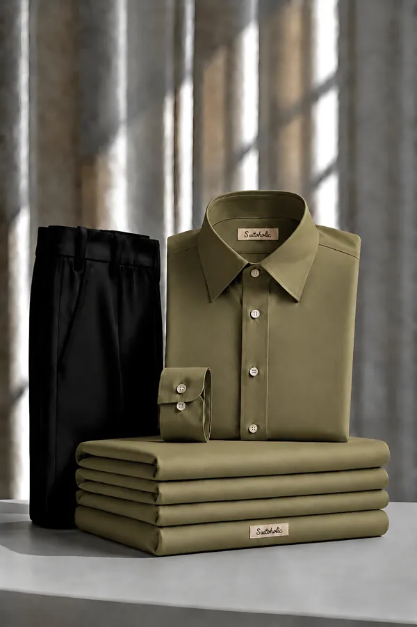 Olive_Green_Egyptian_Cotton_Shirt_For_Men