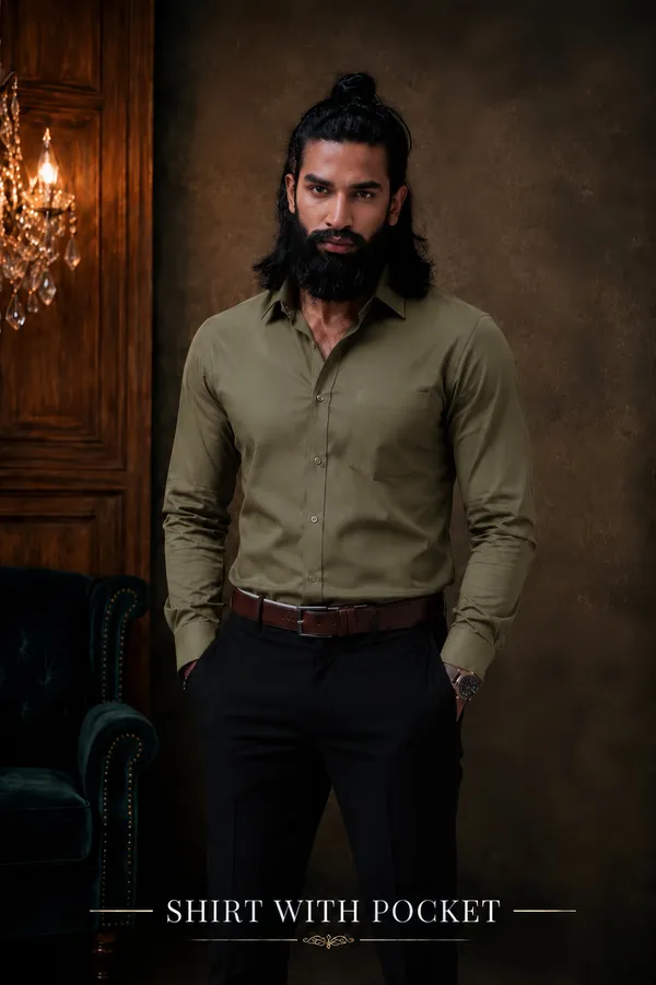 Moss_Green_Egyptian_Cotton_Shirt_For_Men