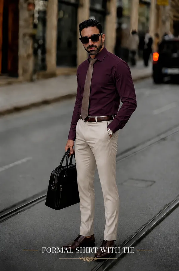 Dark_Purple_Egyptian_Cotton_Shirt_For_Men