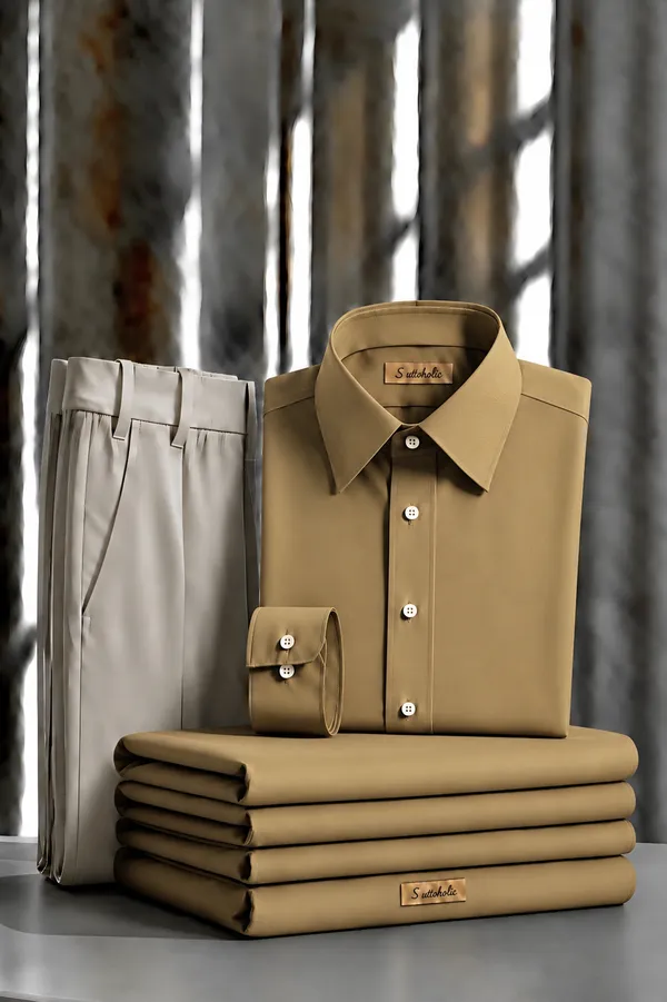 Olive_Khaki_Egyptian_Cotton_Shirt_For_Men