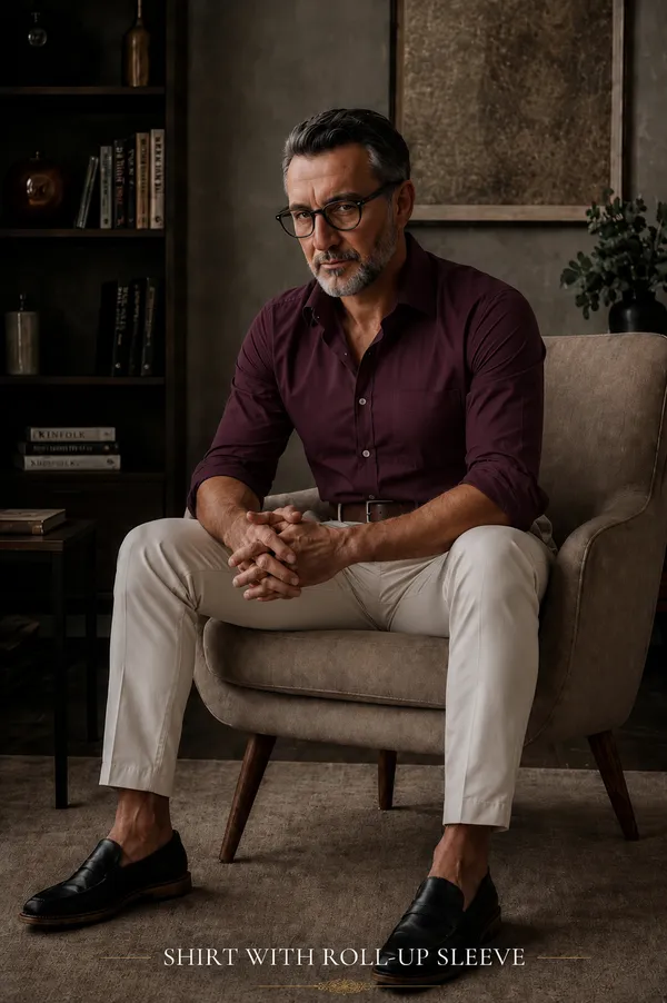 Deep_Maroon_Egyptian_Cotton_Shirt_For_Men