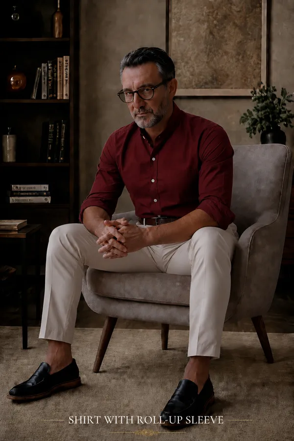 Deep_Red_Egyptian_Cotton_Shirt_For_Men