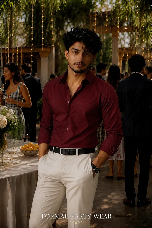 Deep_Red_Egyptian_Cotton_Shirt_For_Men