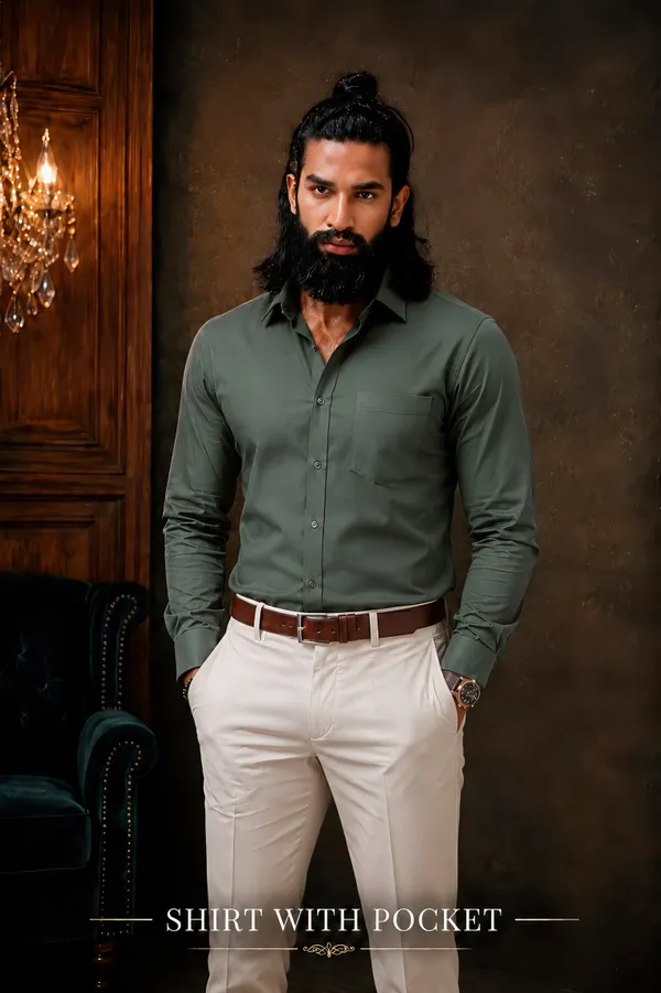 Dusty_Green_Egyptian_Cotton_Shirt_For_Men