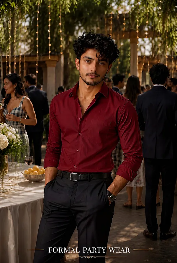 Dark_Wine_Red_Egyptian_Cotton_Shirt_For_Men