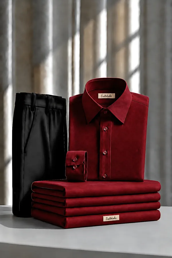 Dark_Wine_Red_Egyptian_Cotton_Shirt_For_Men