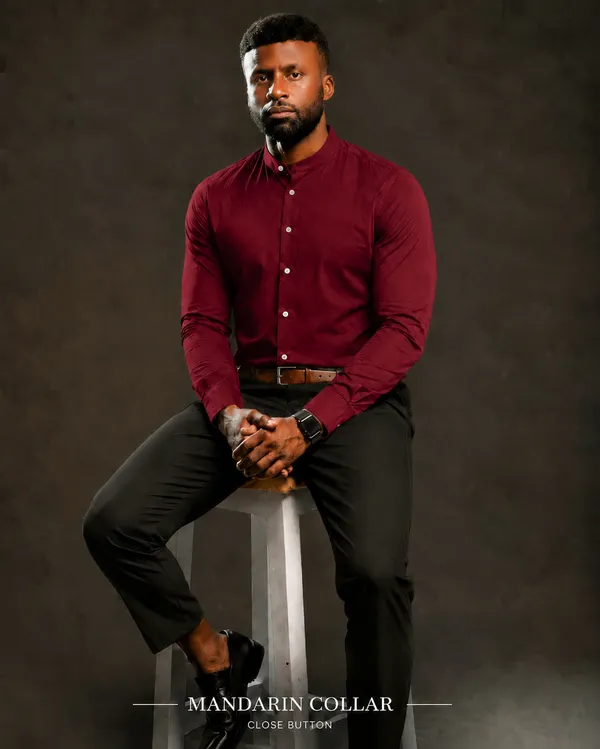 Dark_Wine_Red_Egyptian_Cotton_Shirt_For_Men
