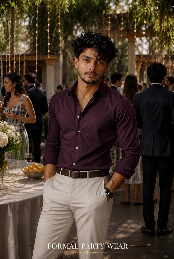 Burgundy_Egyptian_Cotton_Shirt_For_Men