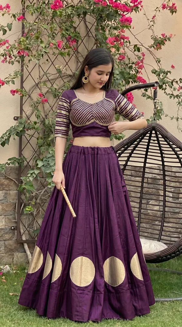 Wine_Roman_Cotton_Flared_Lehenga_Choli_For_Women