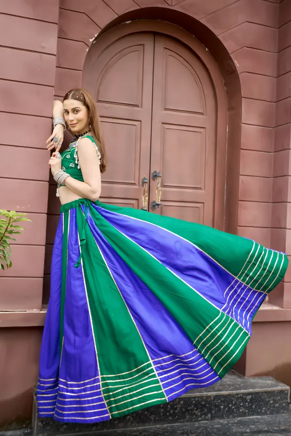 Multicolour_Pure_Cotton_Embellished_Flared_Lehenga_Choli_For_Women