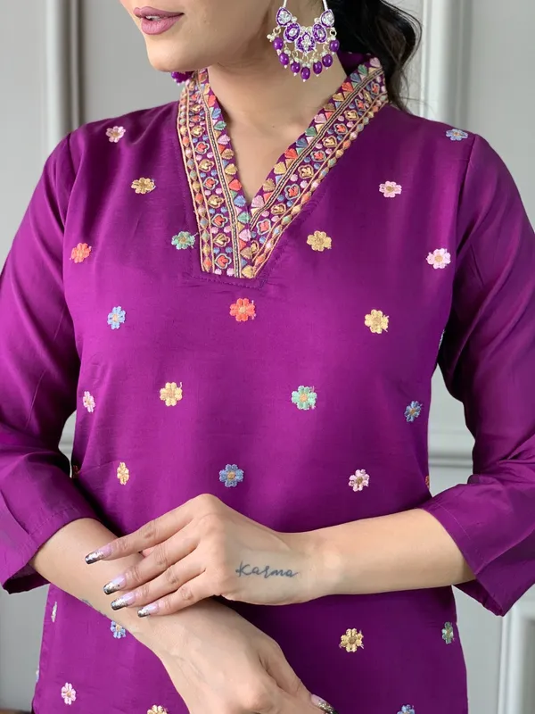 Purple_Straight_Kurta_Pant_Dupatta_Set_for_Women