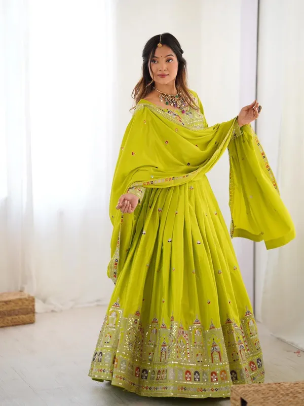 Mauve_Tasar_Silk_Embellished_Flared_Lehenga_Choli_For_Women